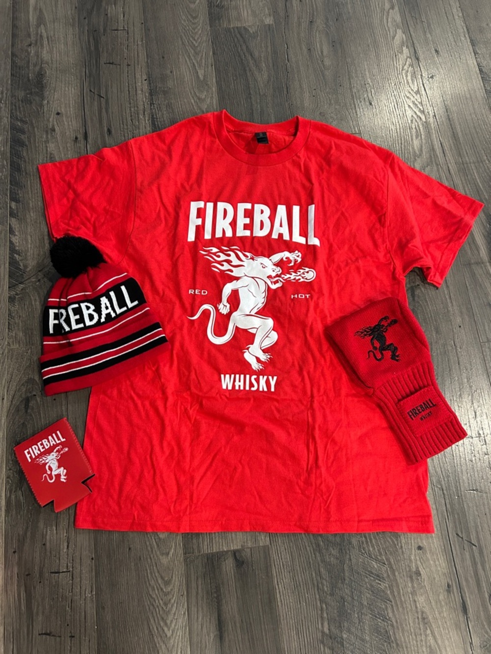 Gildan Red Fireball Graphic Tee bundle